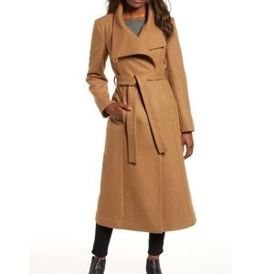 Kenneth Cole NWT CAMEL Fencer Melton Wool Coat